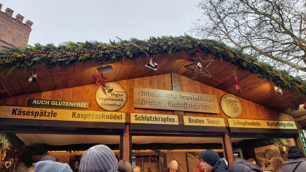 Hütte mit der größten veganen Auswahl auf dem Rindermarkt in München