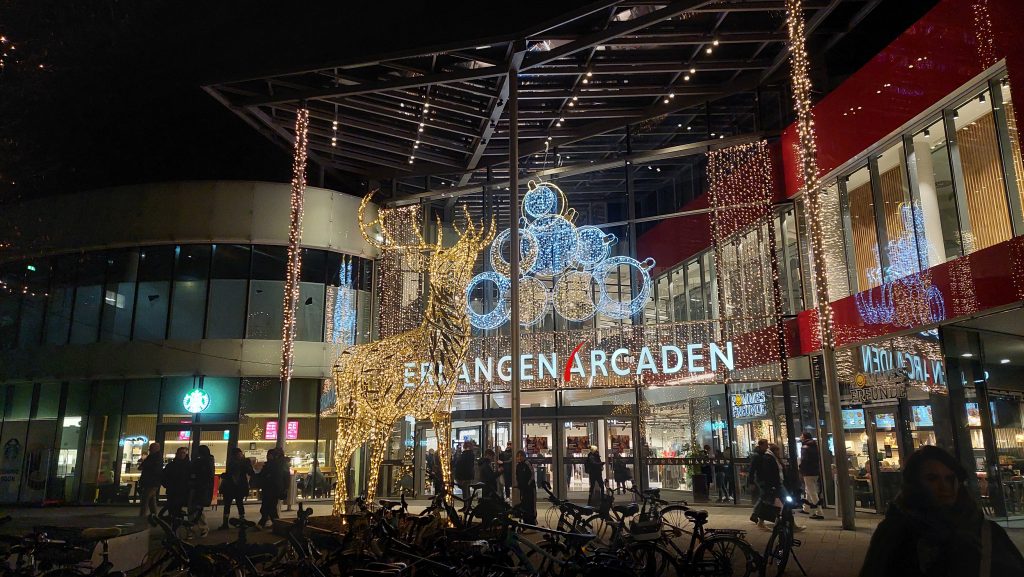 Erlanger Arcaden im Winter